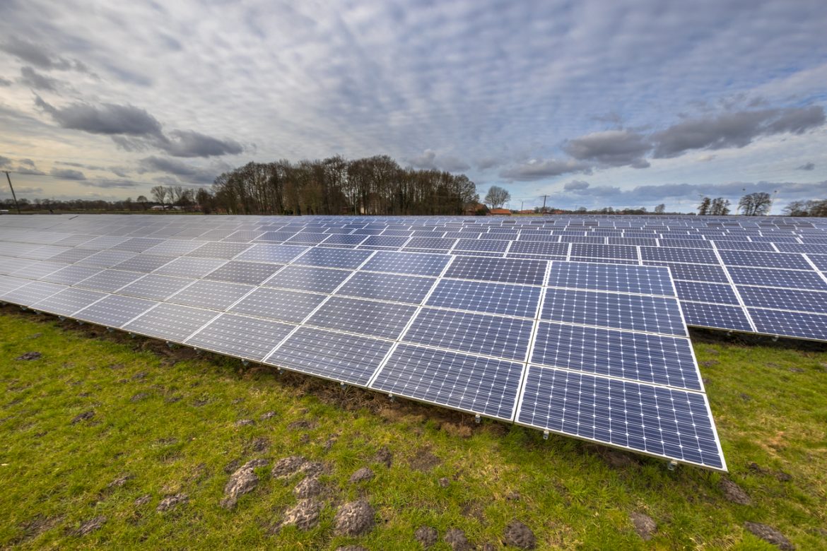 solar energy panels clean energy background